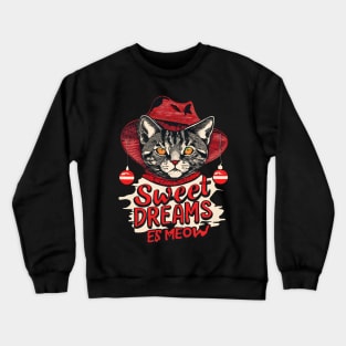 Sweet Dreams Cat Freddy Halloween Vintage Crewneck Sweatshirt